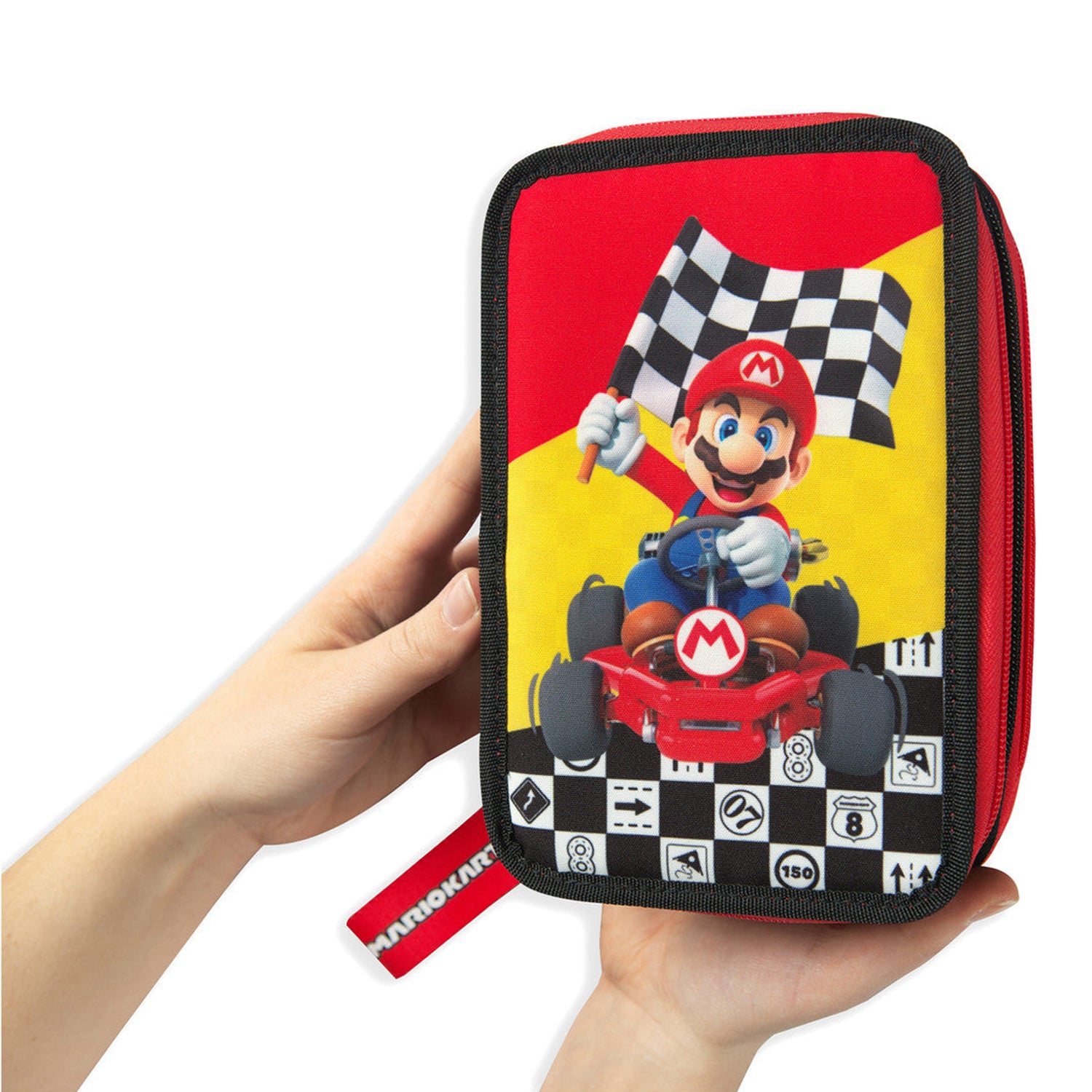 FC PANINI - Astuccio Mario kart 3 Zip Nero/Rosso/Giallo